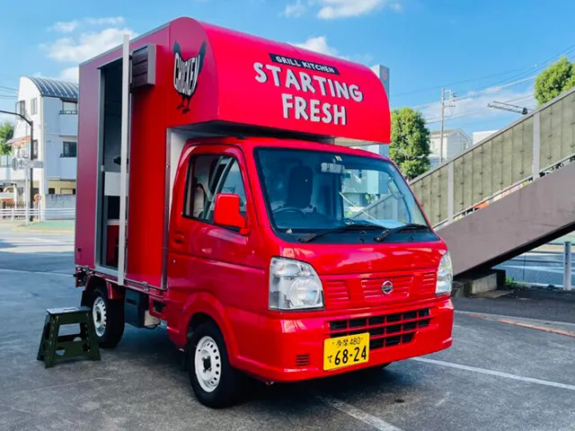 ラッピング看板